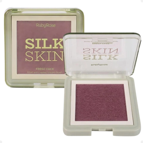 (HBF1000M-5) Rubor en crema TONO ROSY DAWN Silk Skin - RUBY ROSE
