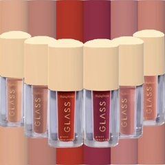 (HB577x24) Caja de 24 Lip Gloss laqueados Linea Glass - RUBY ROSE