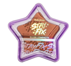 (HBF574-st40) Rubor COMPACTO estrella STAY FIX tono ST40 - RUBY ROSE
