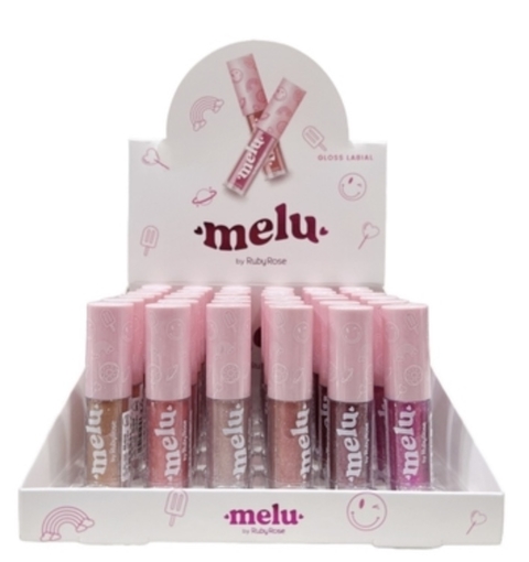 (RR8235X18) Set de 18 GLOSSES HOLOGRAFICOS - MELÚ by Ruby Rose