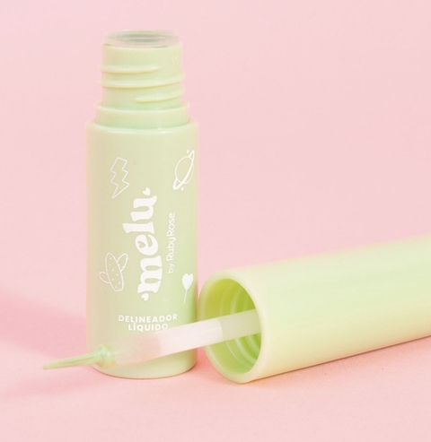(HB515-3) Delineador liquido COLORIDO GREEN TEE - MELU By Ruby Rose