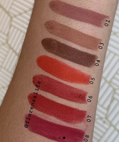 (HBf5678) Labial creamy matte linea Glass TONO Gl08 - Ruby Rose - comprar online