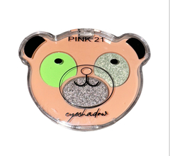 (CS4052-5) Paleta de sombras y glitter OSITO tono 5 - PINK 21