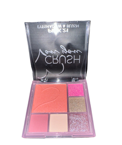 (CS4322-3) Paleta de sombras y rubores CRUSH ON YOU TONO 3 - PINK 21