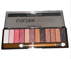 (CS4285-2) Paleta de sombras GOLDEN COLORS Tono 2 - PINK 21
