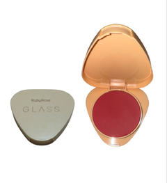 (HB6120-7) Rubor compacto Linea Glass TONO 7 - RUBY ROSE -