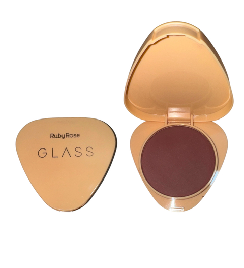 (HB6120-8) Rubor compacto Linea Glass TONO 8 - RUBY ROSE