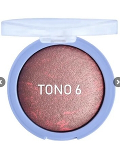 (HB6117-6) Rubor marmolado Feels Mood TONO 6 - RUBY ROSE