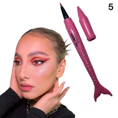 (CS3499-R) Delineador líquido SIRENA tono ROJO - PINK 21