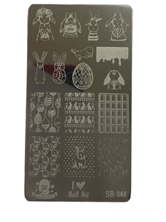 Placa de stamping 044 - SUGAR BUBBLE