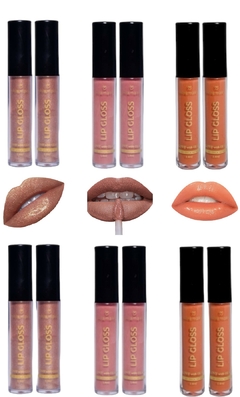 (COD321x12) Set de 12 GLOSSES LOVE WITH GLAM - MIA MAKE BY @erickneeto