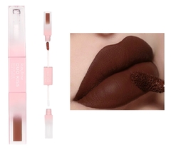 (HBL6203-10) Labial DUO KISS con gloss Tono 10 - RUBY ROSE en internet