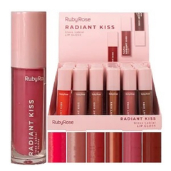 (HB-L6400x36) Set de 36 Gloss labiales RADIANT KISS - RUBY ROSE - comprar online