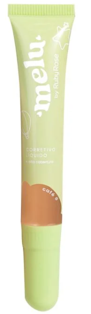 (HB8105-C6) Corrector líquido VEGANO con aplicador TONO CAFÉ 6 - MELU by Melu