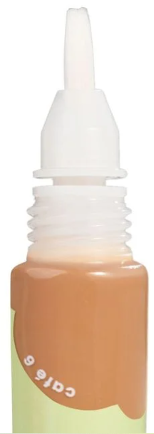 (HB8105-C6) Corrector líquido VEGANO con aplicador TONO CAFÉ 6 - MELU by Melu - Mibú Makeup