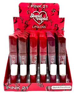 (CS4170x12) Set de 12 labiales STUPID CUPID - PINK 21