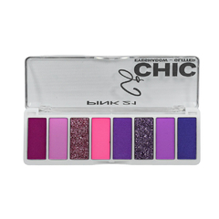 (CS3251-2) Paleta de Sombras+Glitter SO CHIC TONO 2 - PINK 21