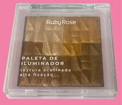 (HB7234-3) Paleta de iluminadores MASTER GLOW- RUBY ROSE