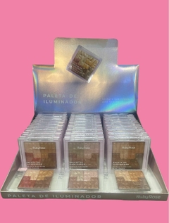 (HB7234x12) Set de 12 paletas de iluminadores - RUBY ROSE