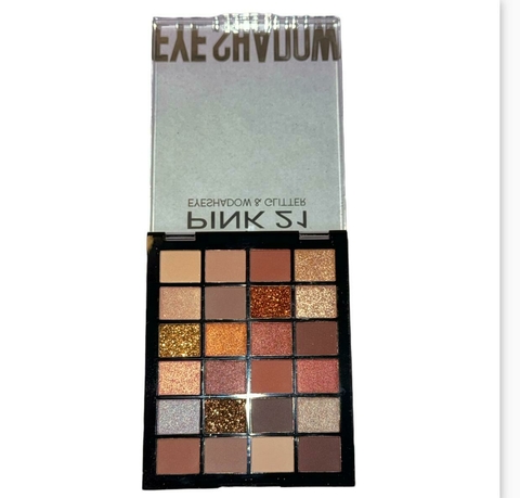 (CS4260-1) Paleta de 24 sombras + glitter tono 1 - Pink 21