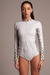 Lycra UV flores