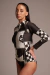 Lycra UV blanca y negra
