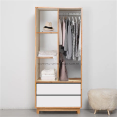 Placard Nordico MODELO MONACO Escandinavo Paraiso Laqueado Puertas Melamina blanca - comprar online
