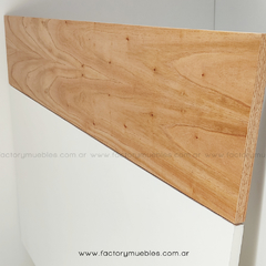 Respaldo de Cama 2 plazas Factory Muebles Paraiso laqueado + Melamina 18mm - Factory Muebles Fabrica de Muebles, Placares y Racks, Modulares, Mesas para Tv, escritorios, bibliotecas.