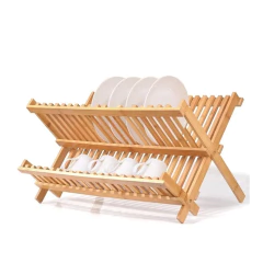 SECAPLATOS ESCURRIDOR DE BAMBU PLEGABLE BAMBU RACK DECO HOGAR FACTORY MUEBLES - Factory Muebles Fabrica de Muebles, Placares y Racks, Modulares, Mesas para Tv, escritorios, bibliotecas.