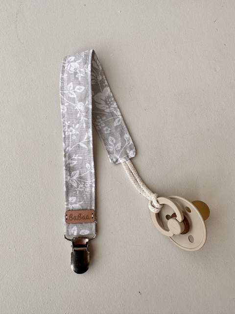 Portachupete - Floreado beige