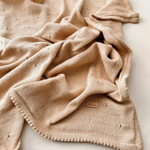 Manta Bambu - Beige