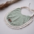 Babero Bibs flecos - plumeti verde pastel - comprar online
