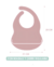 Babero de silicona con bolsillo - Rosa blush en internet