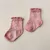 Medias de Algodon - Estampado rosa en internet