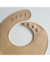 Babero de silicona con bolsillo - Beige en internet