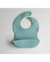 Babero de silicona con bolsillo - Celeste viejo - comprar online
