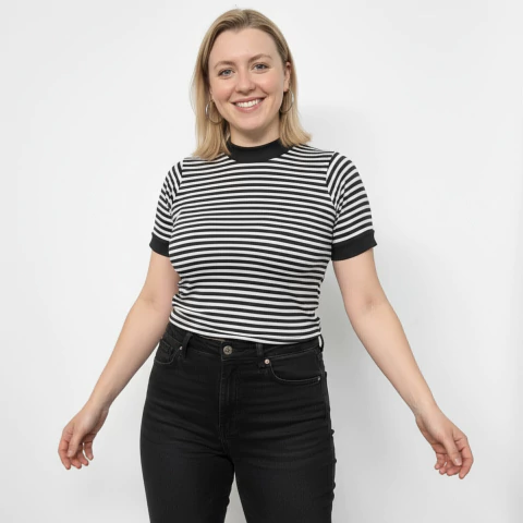 Remera Rayada Baby - comprar online