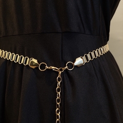 Cinturón Collar Cadena Dorado - comprar online