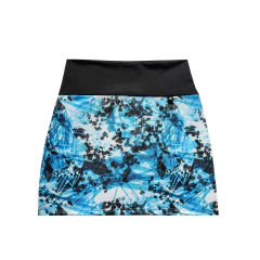 Falda con Microshort Celeste 2