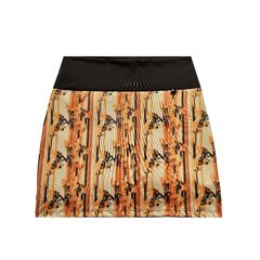 Falda con Microshort Cotton Naranja