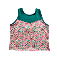 Top Crop Sirena Rosa