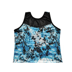 Top Crop Sirena Celeste