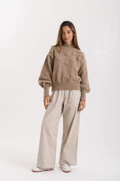 Sweater SELENIO Visón - Transferencia $40.425 en internet