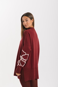 Sweater FILIPA Bordo - Transferencia $47.025 - tienda online