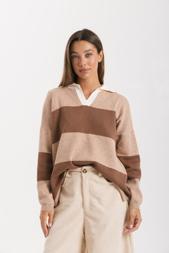 Sweater Chomba ESTAMBUL Beige - Transferencia $47.025 - comprar online