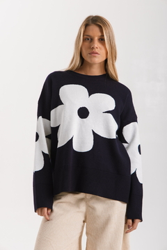 Sweater FLORA Marino - Transferencia $50.925 - comprar online