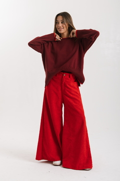 Imagen de Sweater VERBENA Bordo - Transferencia $47.025