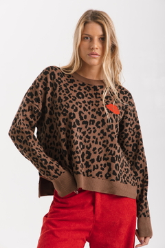 Sweater LIPSTICK Chocolate - Transferencia $40.425 - RP boutique