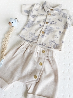Conjunto lino estampado - Transferencia $41.250 - RP boutique