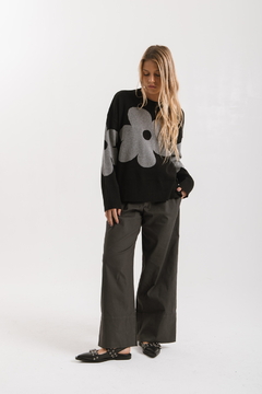 Sweater FLORA Negro - Transferencia $50.925 - comprar online